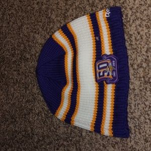 NFL Vintage Reebok Minnesota Vikings 50th Year Anniversary Embroidered Beanie